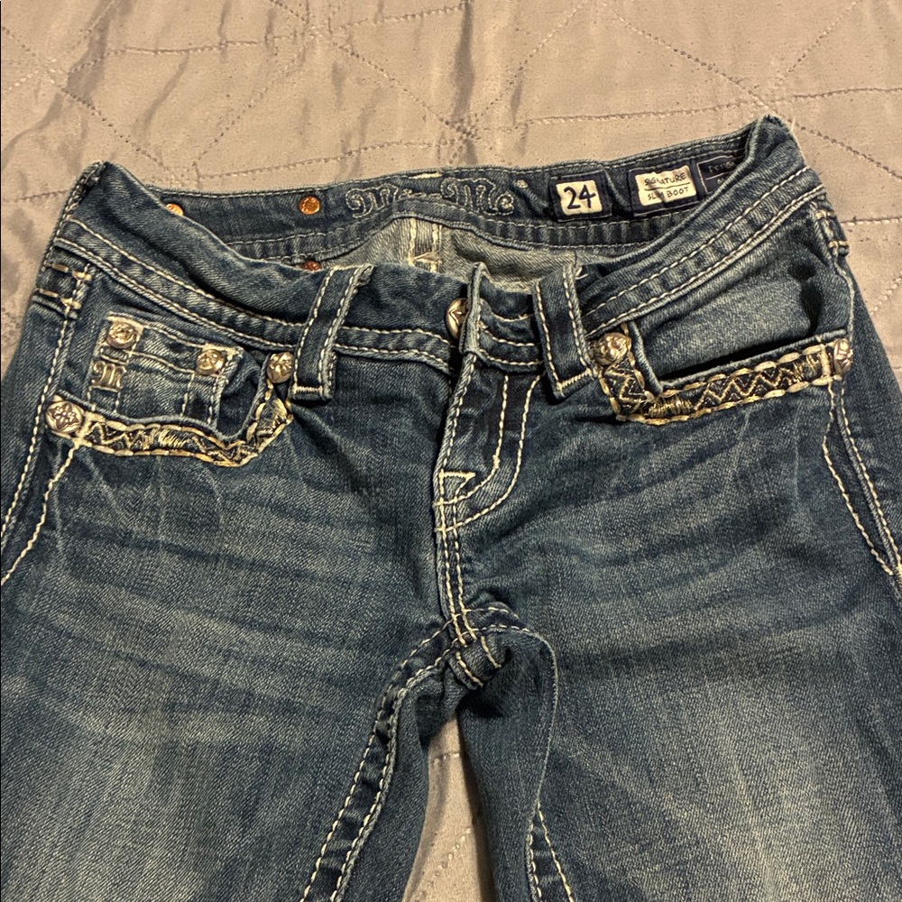 Signature Women's Blue Boot Cut Jeans